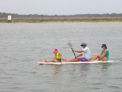 Paddleboard on Lake Tyers