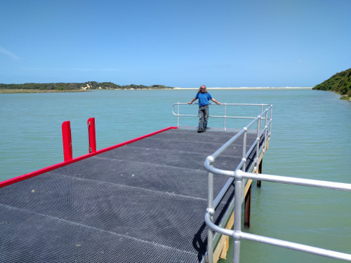 Finished Jetty at Nos2Boat Ramp, Lake Tyers Beach