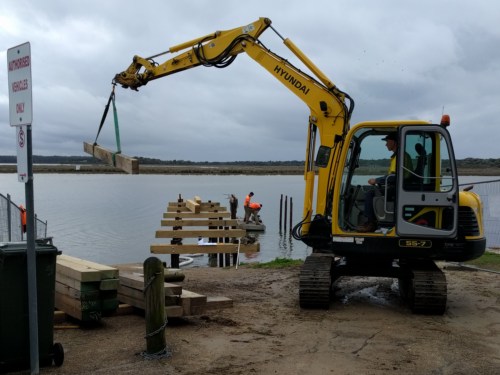Upgrade of Nos 2 Boatramp Jetty, Lake Tyers Beach