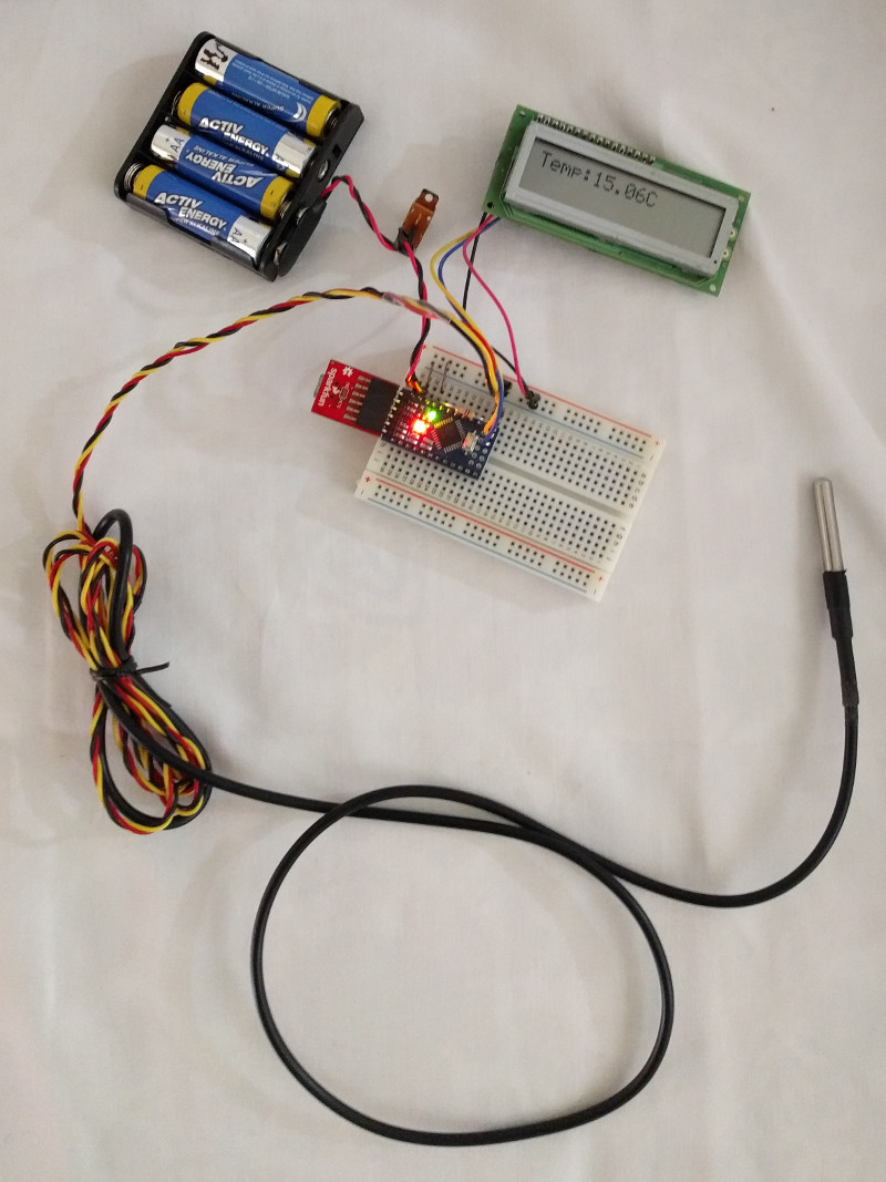 Arduino Temperature for measuring the Lake Tyers Temperature